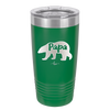 Papa Bear - Laser Engraved Stainless Steel Drinkware - 1140 -