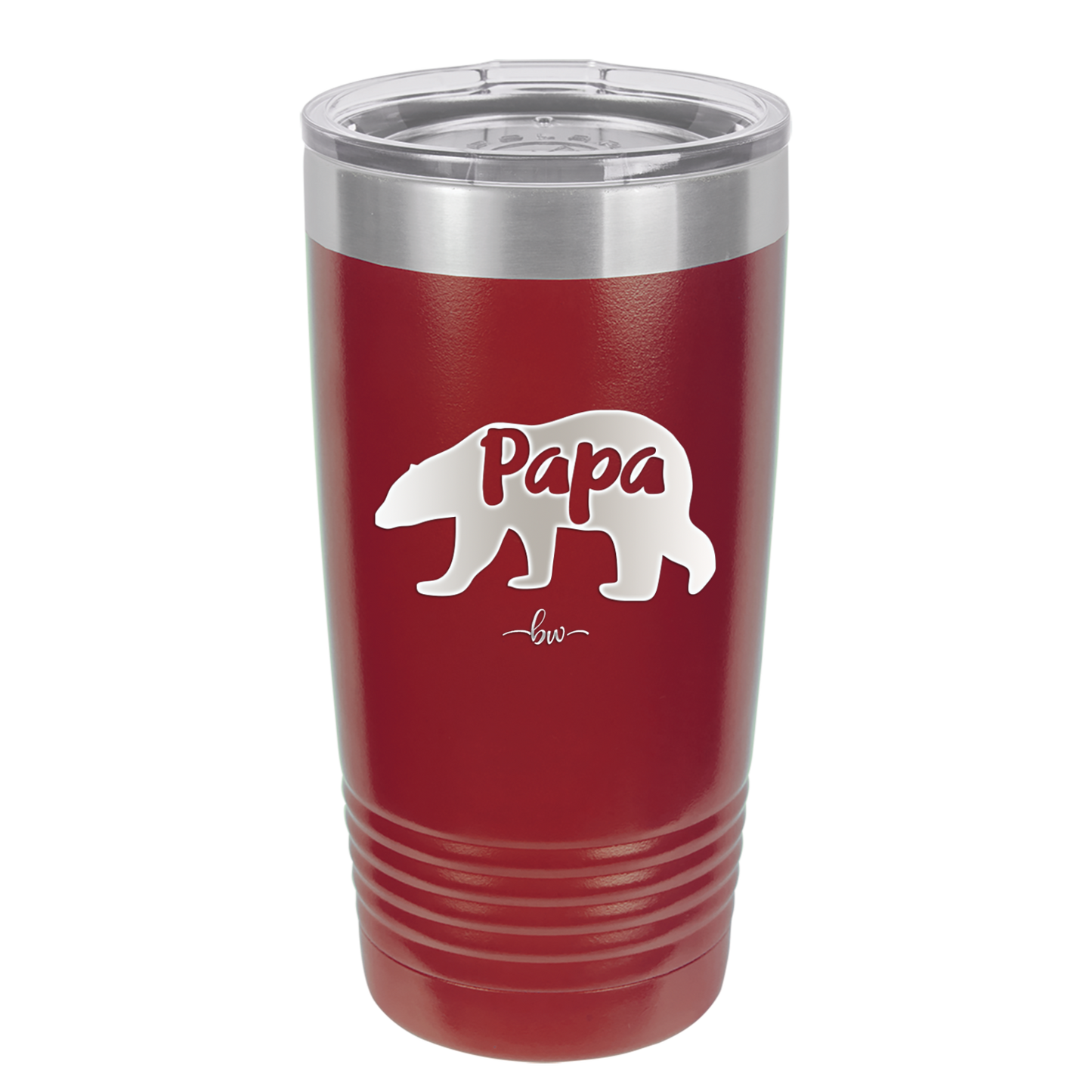 Papa Bear - Laser Engraved Stainless Steel Drinkware - 1140 -