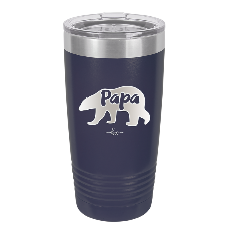 Papa Bear - Laser Engraved Stainless Steel Drinkware - 1140 -
