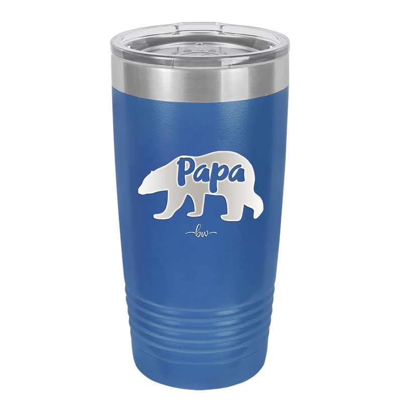 Papa Bear - Laser Engraved Stainless Steel Drinkware - 1140 -