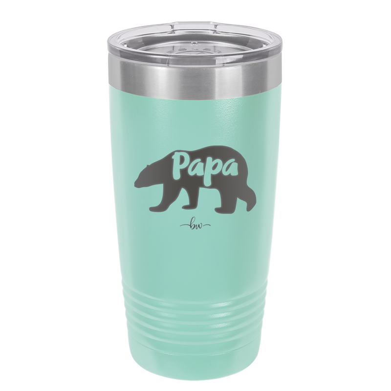 Papa Bear - Laser Engraved Stainless Steel Drinkware - 1140 -