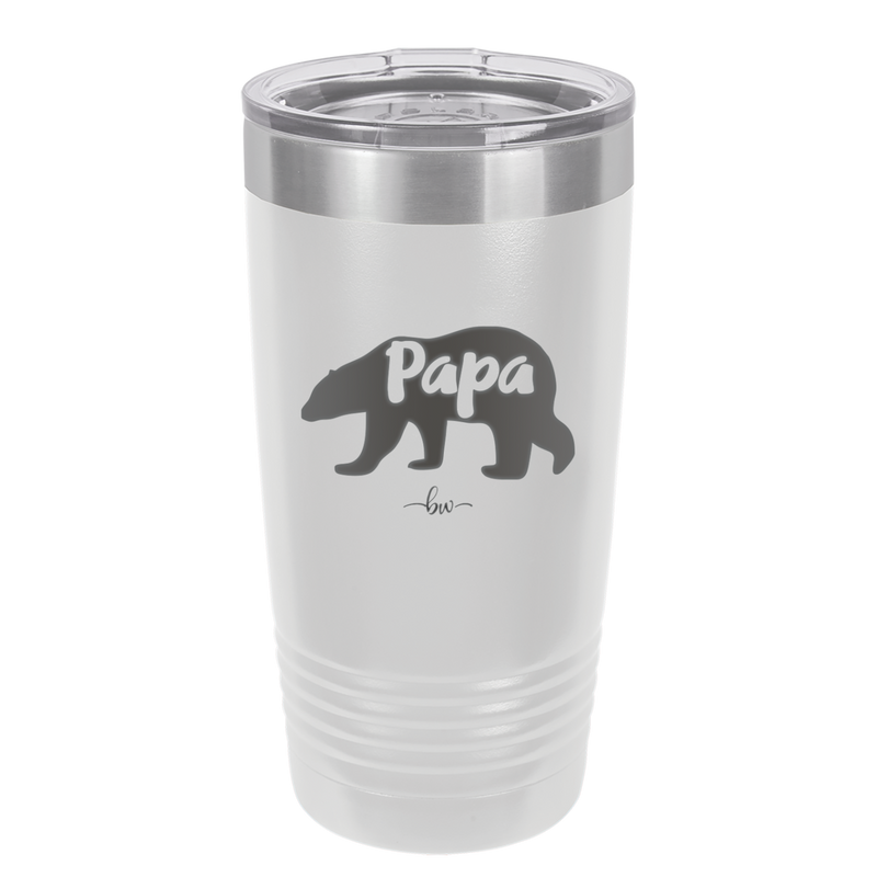 Papa Bear - Laser Engraved Stainless Steel Drinkware - 1140 -