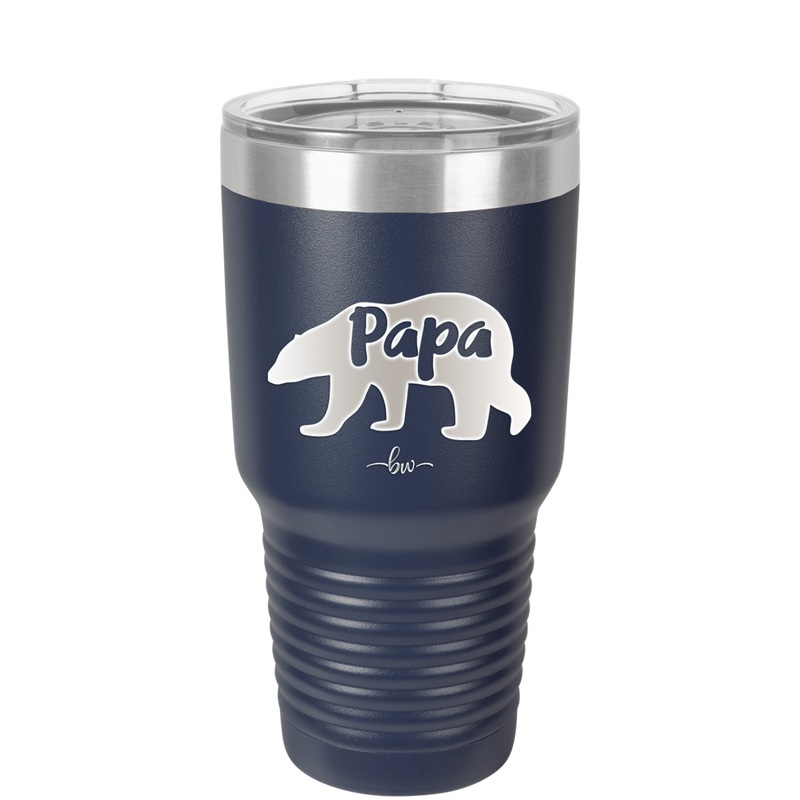 Papa Bear - Laser Engraved Stainless Steel Drinkware - 1140 -