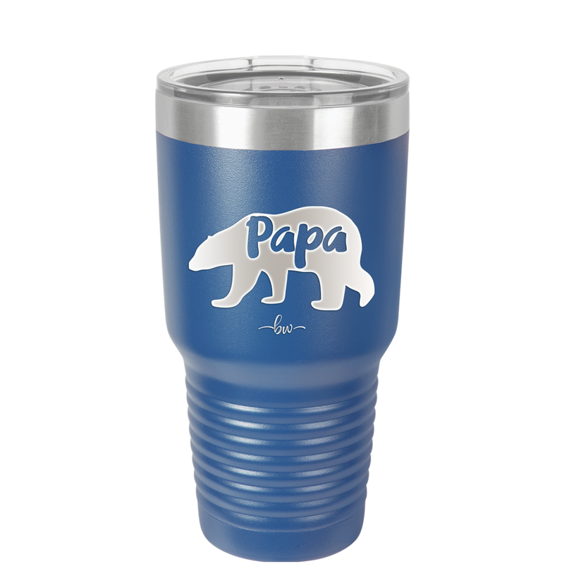 Papa Bear - Laser Engraved Stainless Steel Drinkware - 1140 -