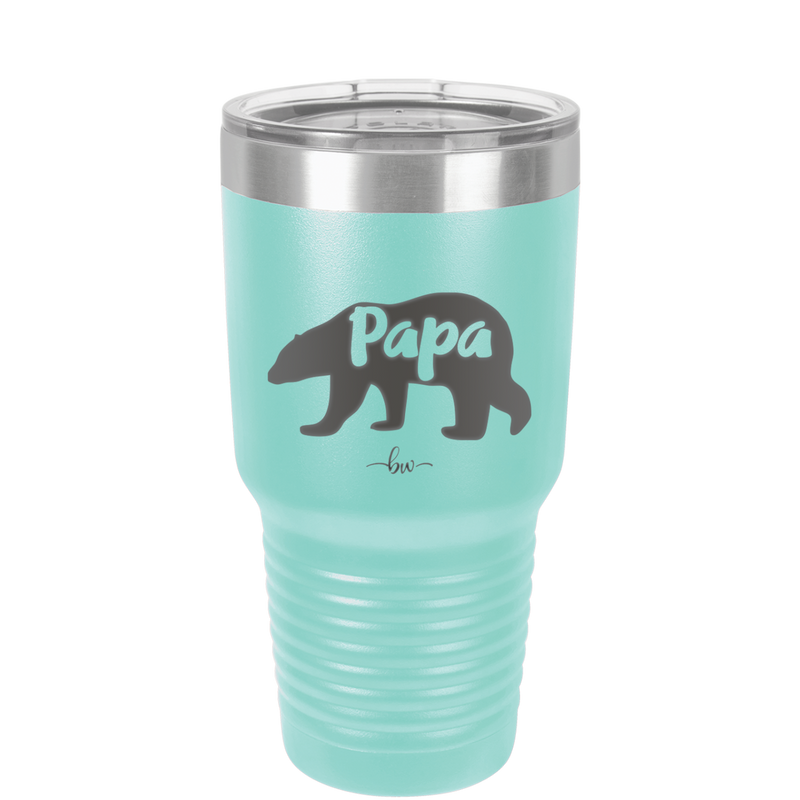 Papa Bear - Laser Engraved Stainless Steel Drinkware - 1140 -