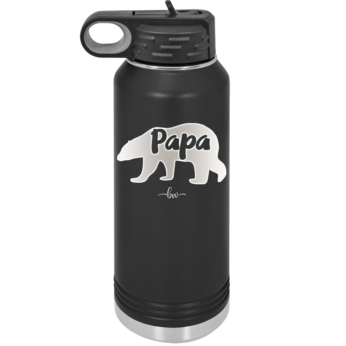 Papa Bear - Laser Engraved Stainless Steel Drinkware - 1140 -
