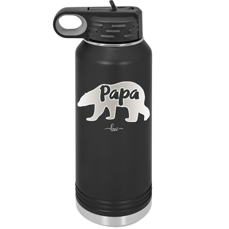 Papa Bear - Laser Engraved Stainless Steel Drinkware - 1140 -