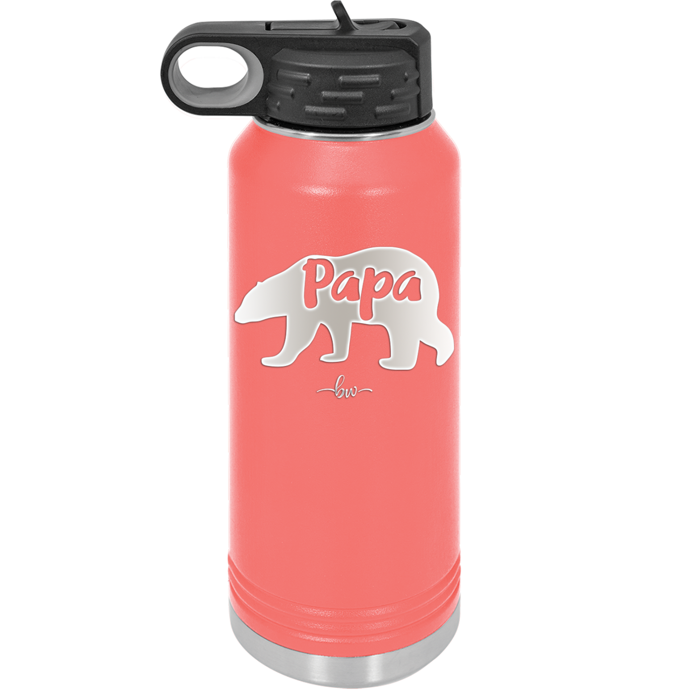 Papa Bear - Laser Engraved Stainless Steel Drinkware - 1140 -