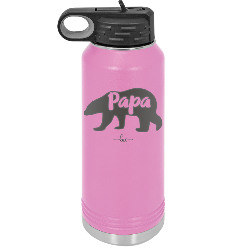 Papa Bear - Laser Engraved Stainless Steel Drinkware - 1140 -
