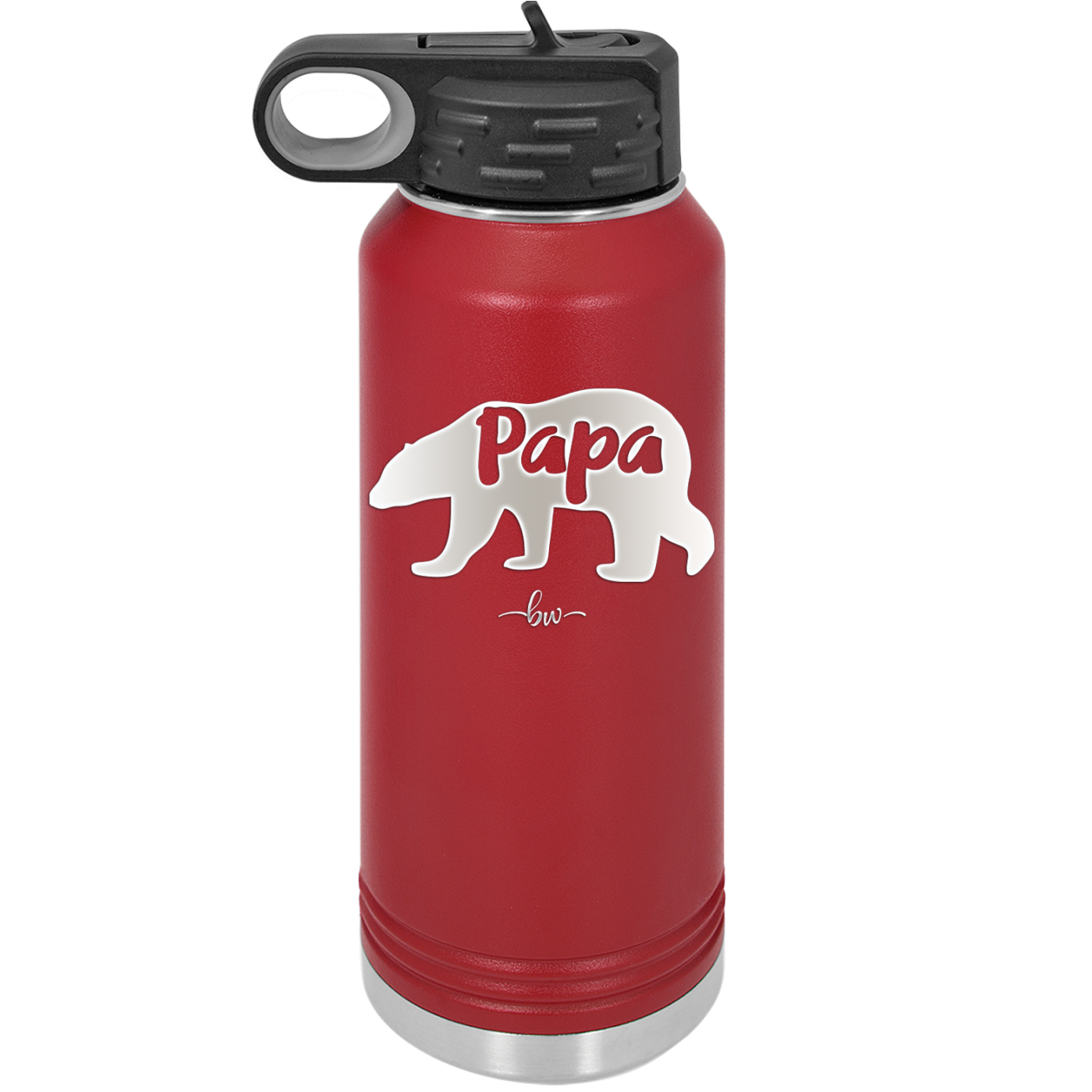 Papa Bear - Laser Engraved Stainless Steel Drinkware - 1140 -