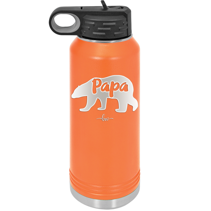 Papa Bear - Laser Engraved Stainless Steel Drinkware - 1140 -