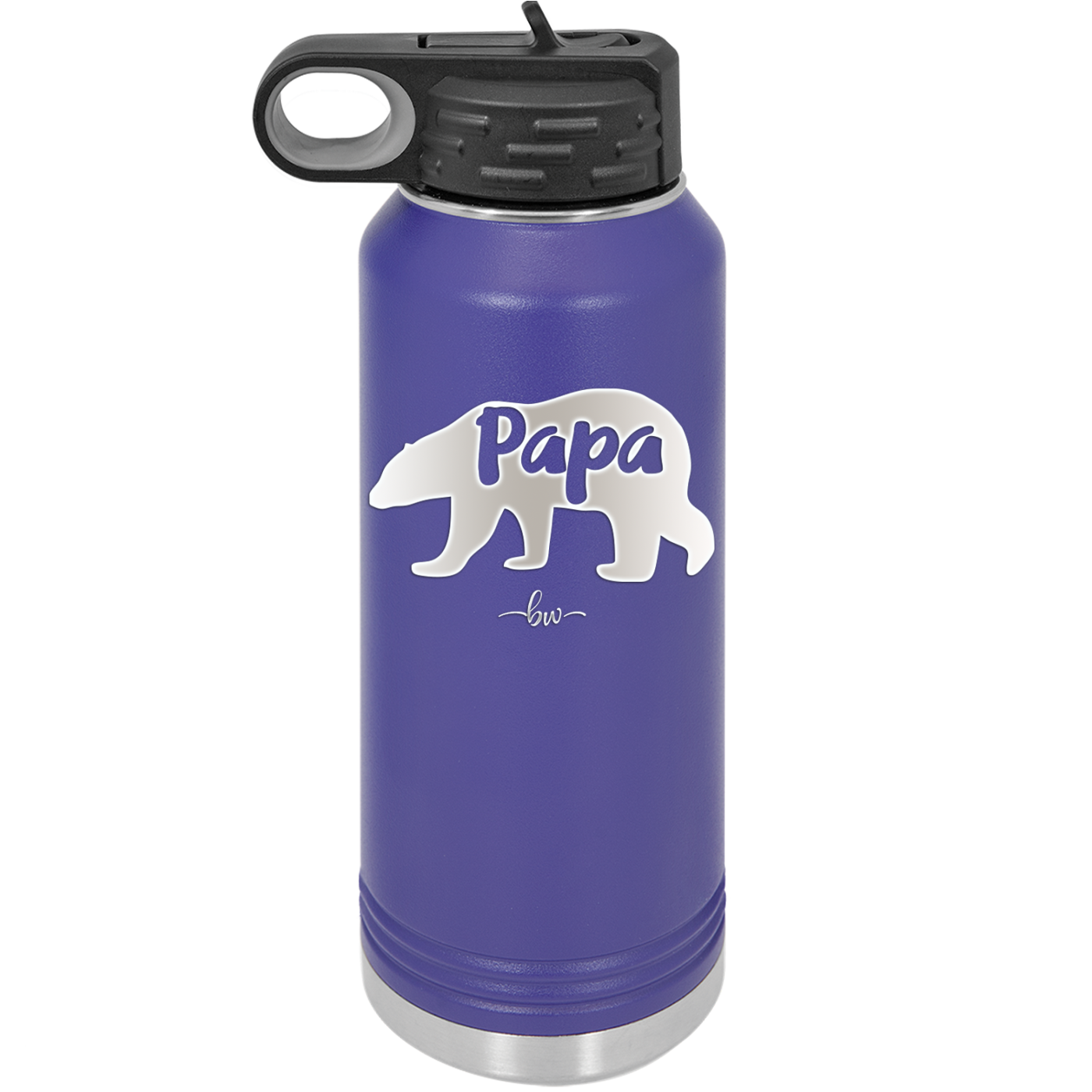 Papa Bear - Laser Engraved Stainless Steel Drinkware - 1140 -