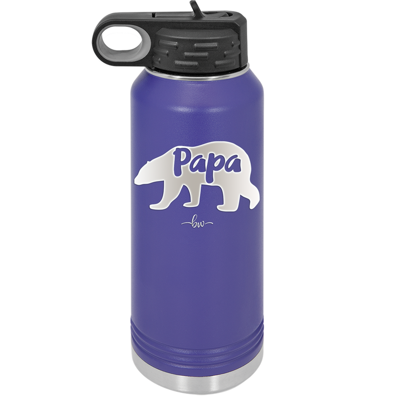 Papa Bear - Laser Engraved Stainless Steel Drinkware - 1140 -