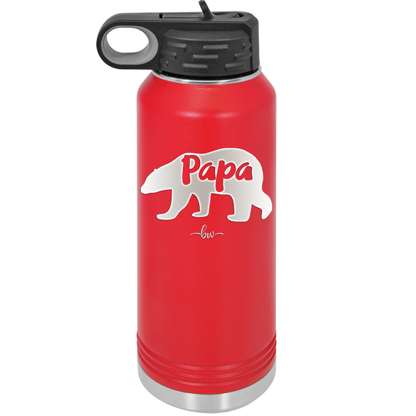 Papa Bear - Laser Engraved Stainless Steel Drinkware - 1140 -