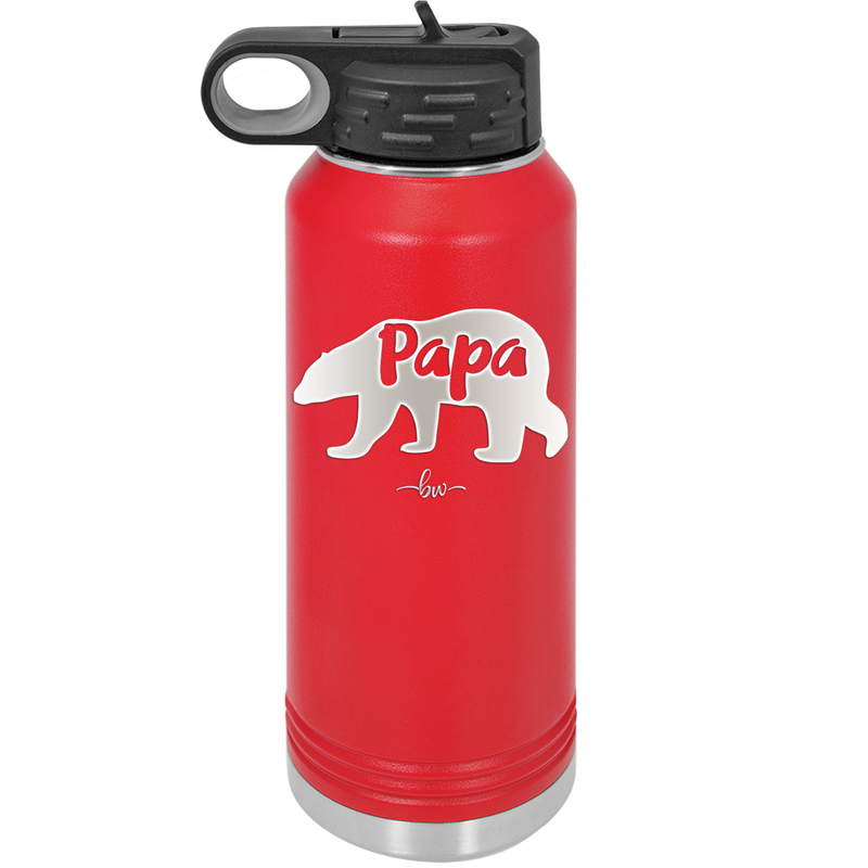 Papa Bear - Laser Engraved Stainless Steel Drinkware - 1140 -
