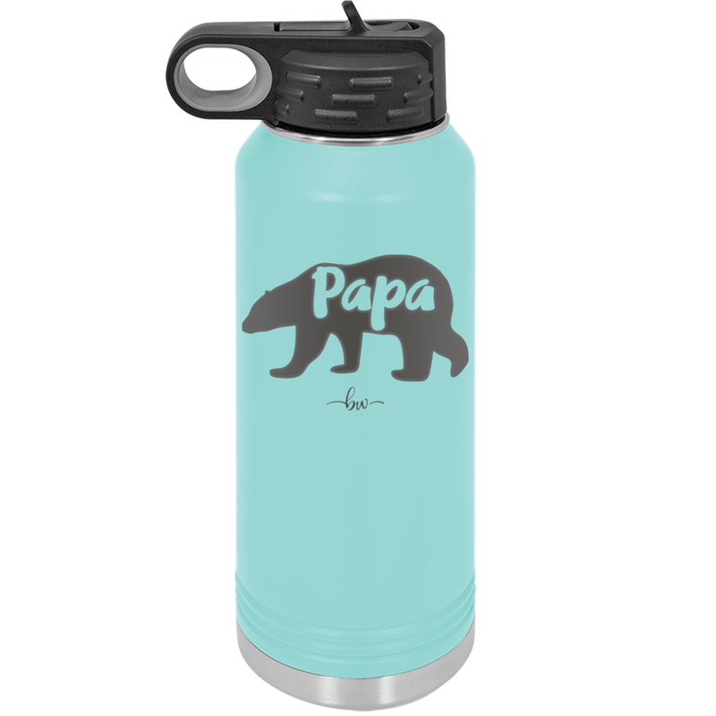 Papa Bear - Laser Engraved Stainless Steel Drinkware - 1140 -