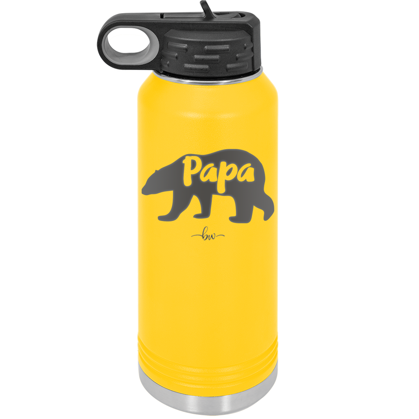 Papa Bear - Laser Engraved Stainless Steel Drinkware - 1140 -