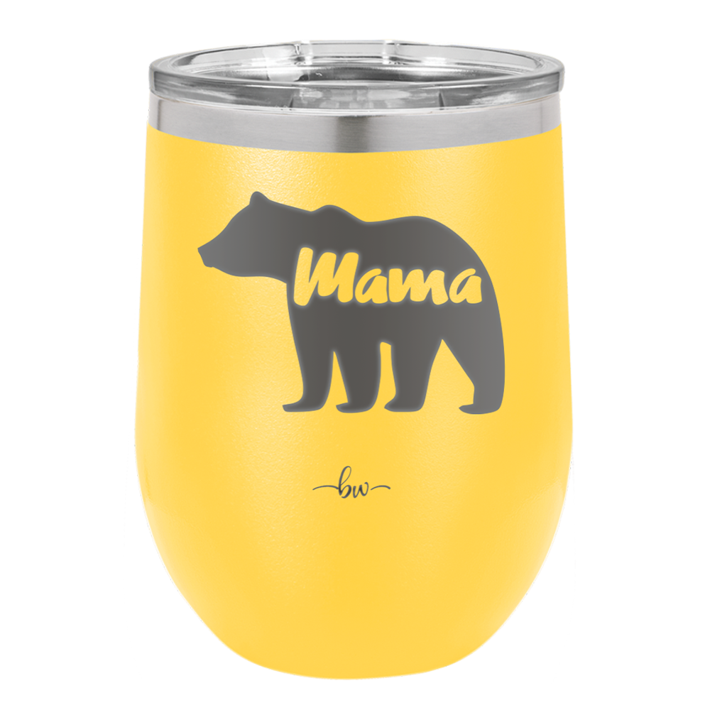 Mama Bear - Laser Engraved Stainless Steel Drinkware - 1141 -
