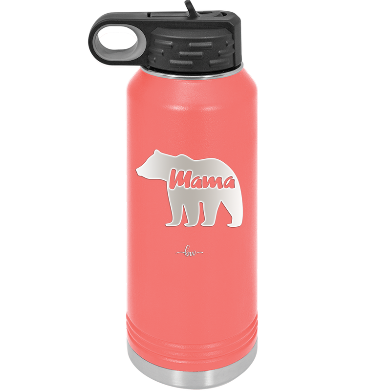 Mama Bear - Laser Engraved Stainless Steel Drinkware - 1141 -