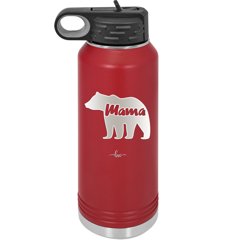 Mama Bear - Laser Engraved Stainless Steel Drinkware - 1141 -