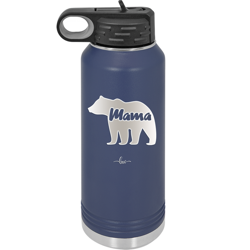Mama Bear - Laser Engraved Stainless Steel Drinkware - 1141 -
