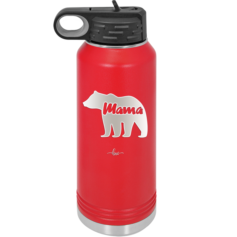 Mama Bear - Laser Engraved Stainless Steel Drinkware - 1141 -