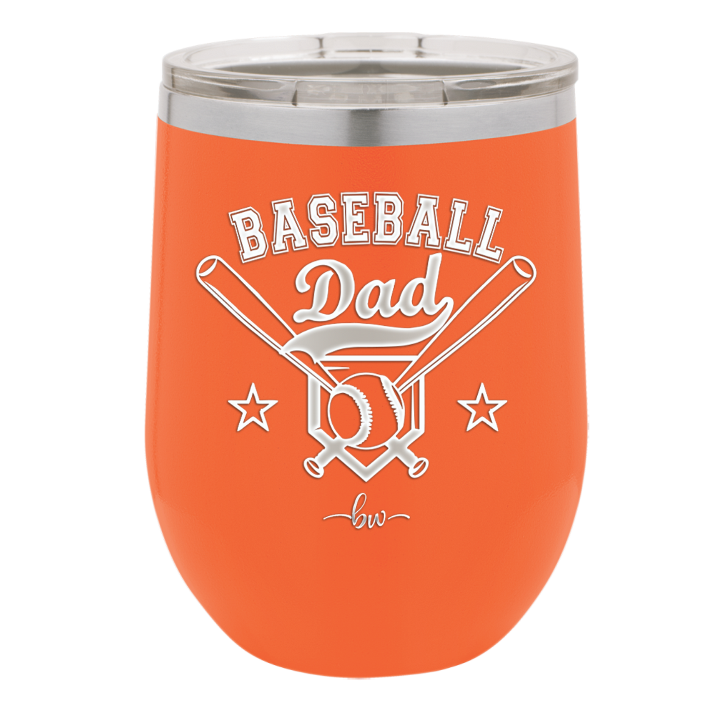 Baseball Dad - Laser Engraved Stainless Steel Drinkware - 1144 -