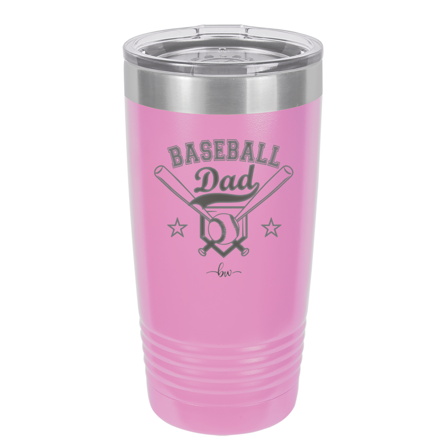 Baseball Dad - Laser Engraved Stainless Steel Drinkware - 1144 -