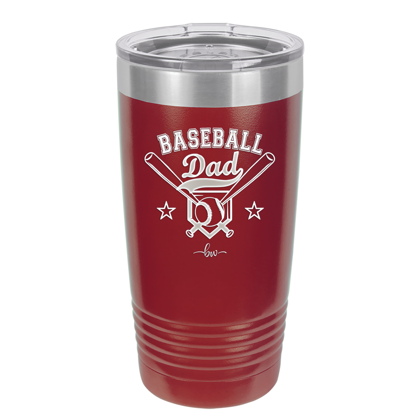 Baseball Dad - Laser Engraved Stainless Steel Drinkware - 1144 -