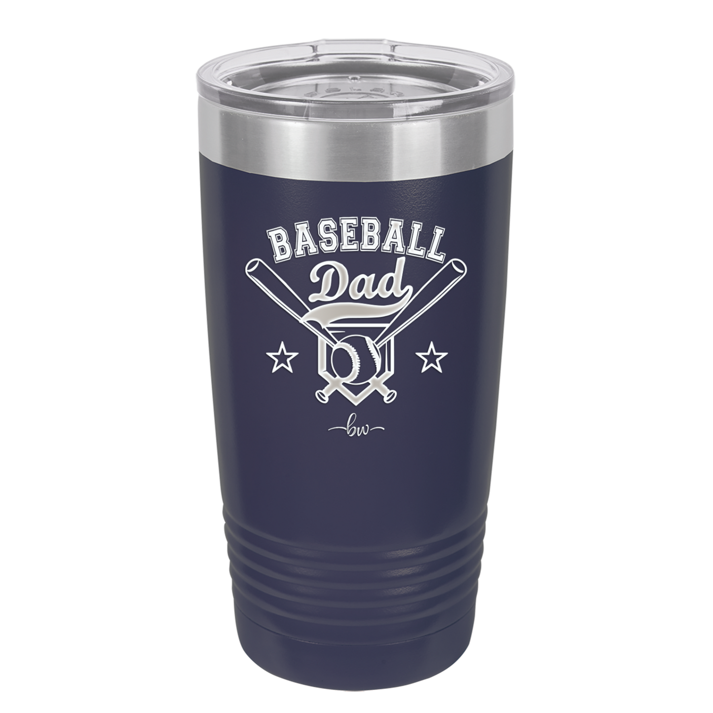 Baseball Dad - Laser Engraved Stainless Steel Drinkware - 1144 -