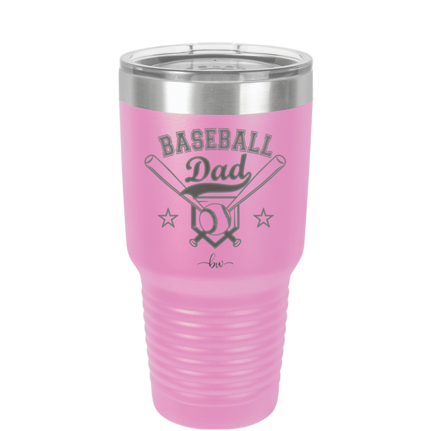 Baseball Dad - Laser Engraved Stainless Steel Drinkware - 1144 -