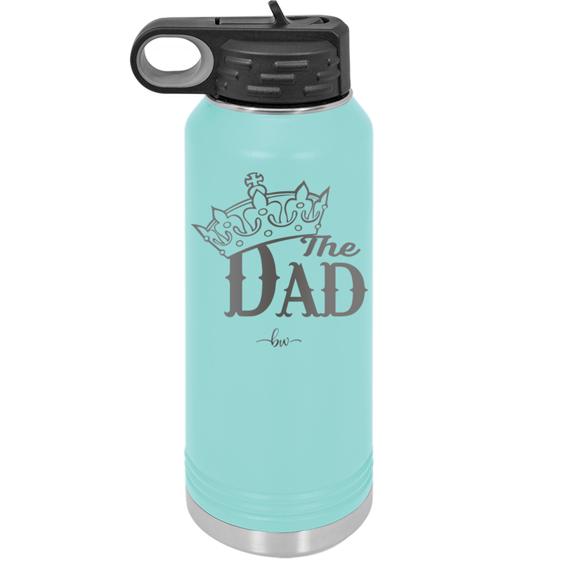 The Dad with Crown - Laser Engraved Stainless Steel Drinkware - 1151 -