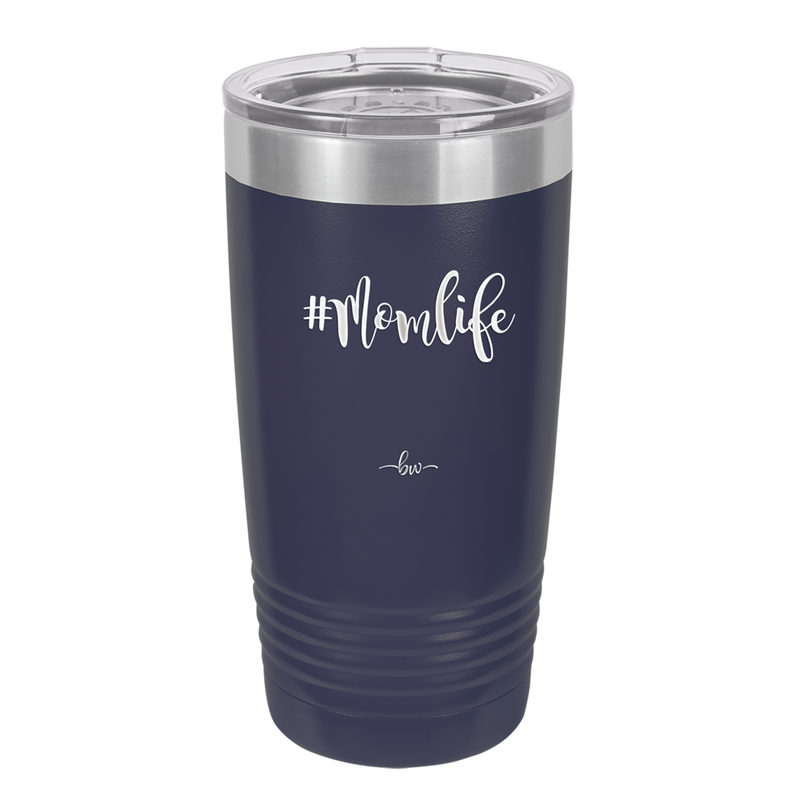 20oz Mom life tumbler - navy