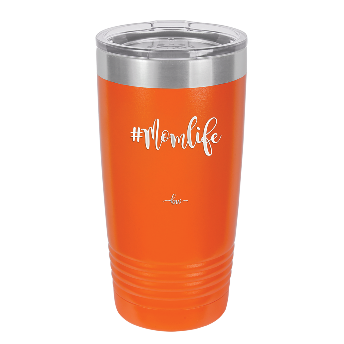 20oz Mom life tumbler - orange