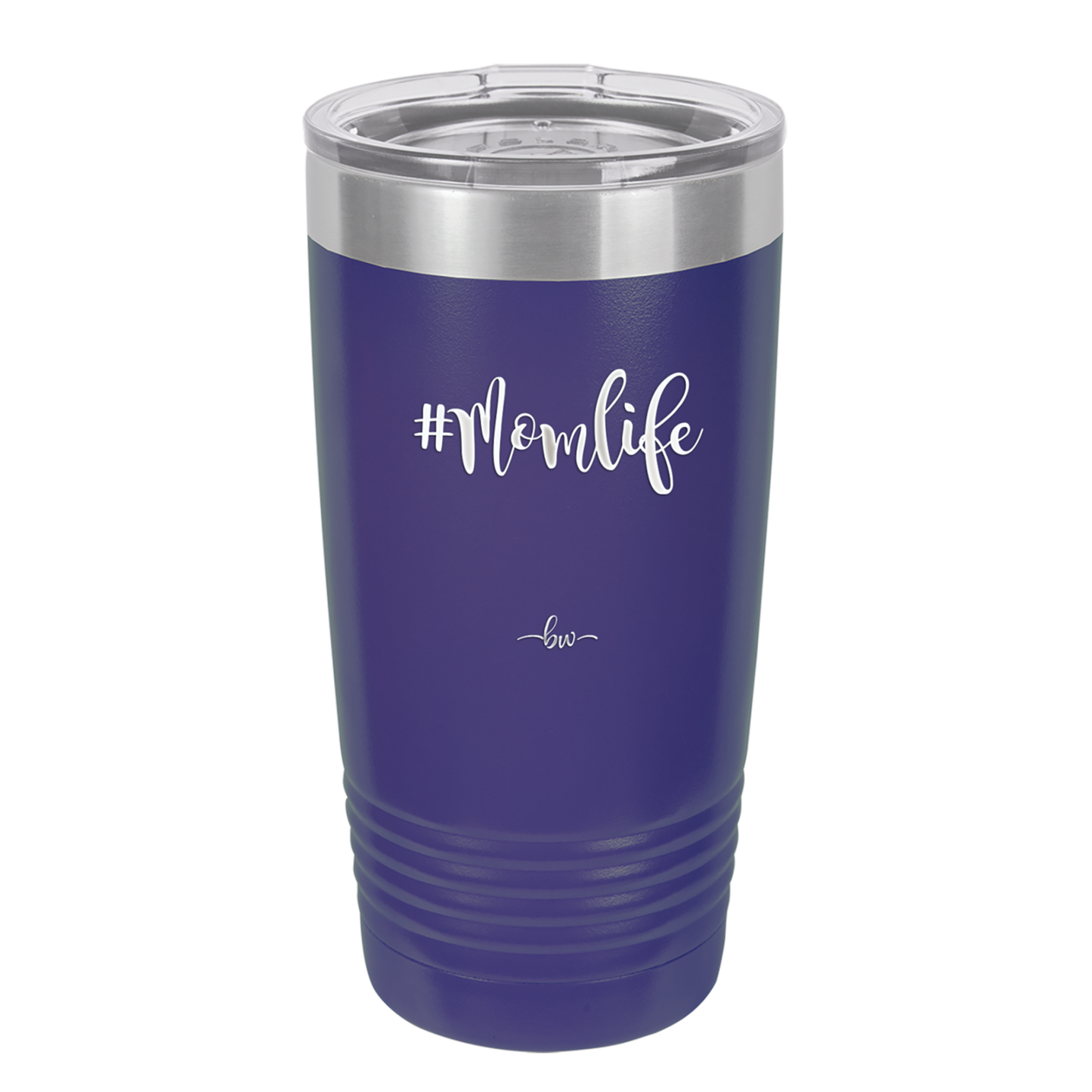 20oz Mom life tumbler - purple