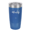 20oz Mom life tumbler - royal