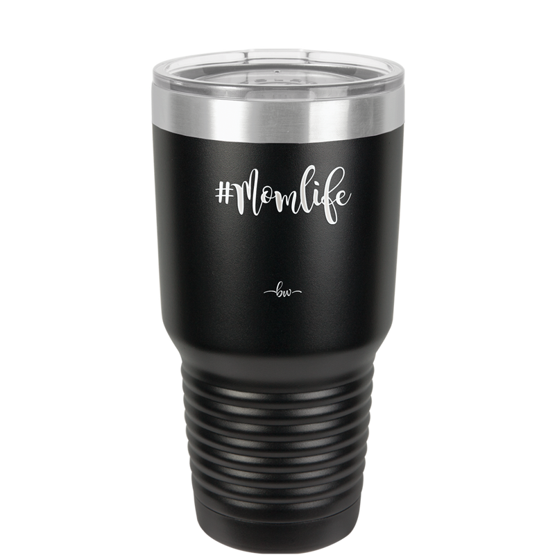 30oz Mom life tumbler - black