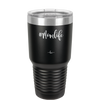 30oz Mom life tumbler - black