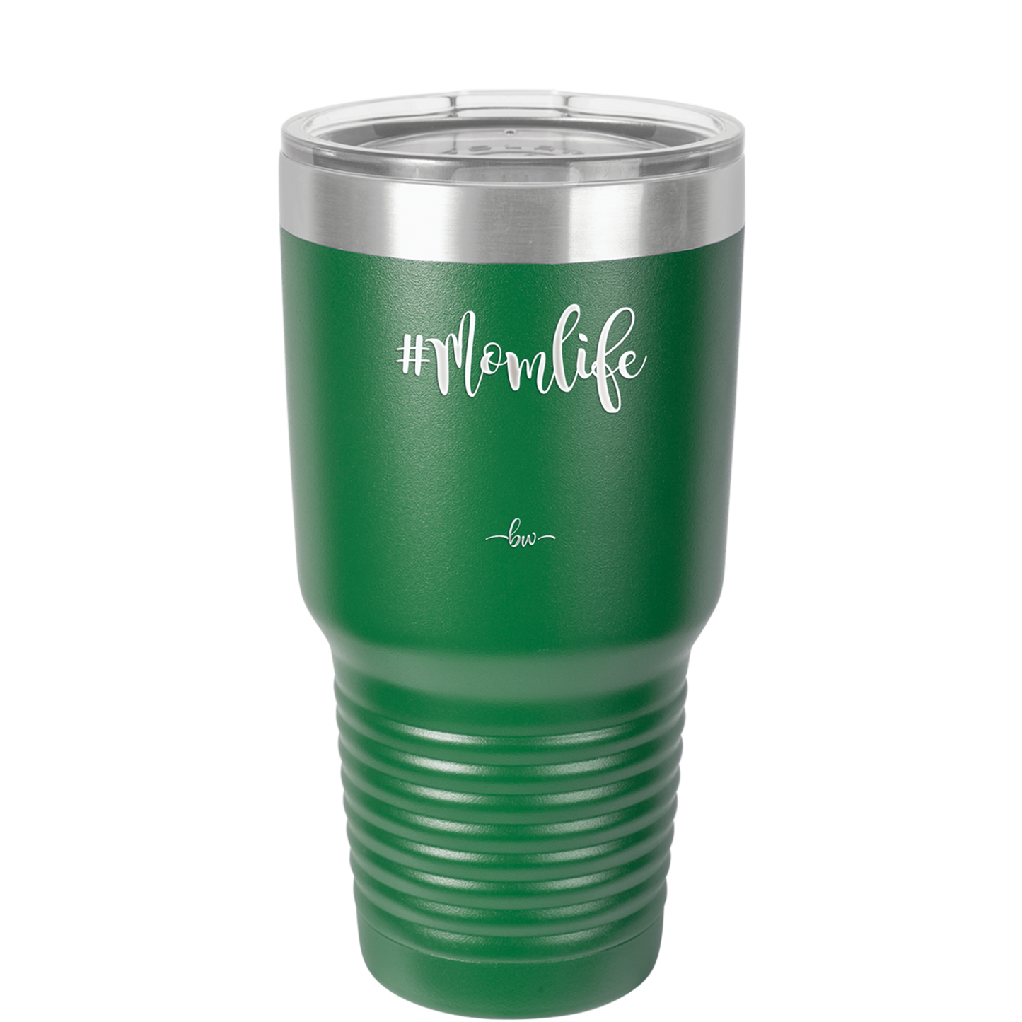 30oz Mom life tumbler - green