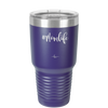30oz Mom life tumbler - purple