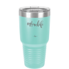 30oz Mom life tumbler - seafoam