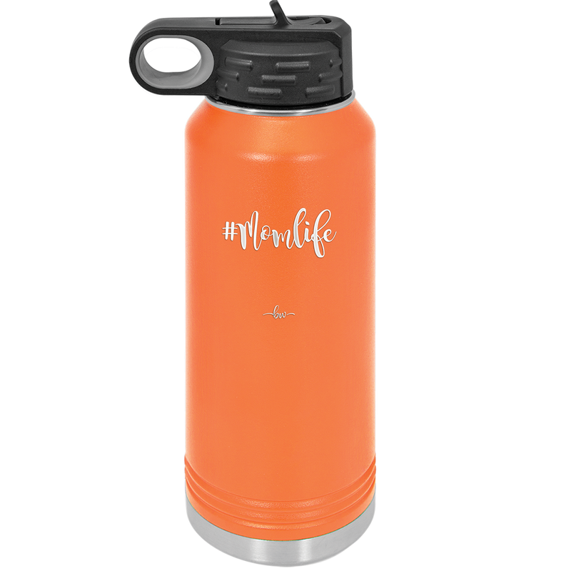 32oz Mom life tumbler - orange