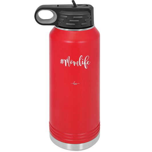 32 oz Mom life tumbler in red