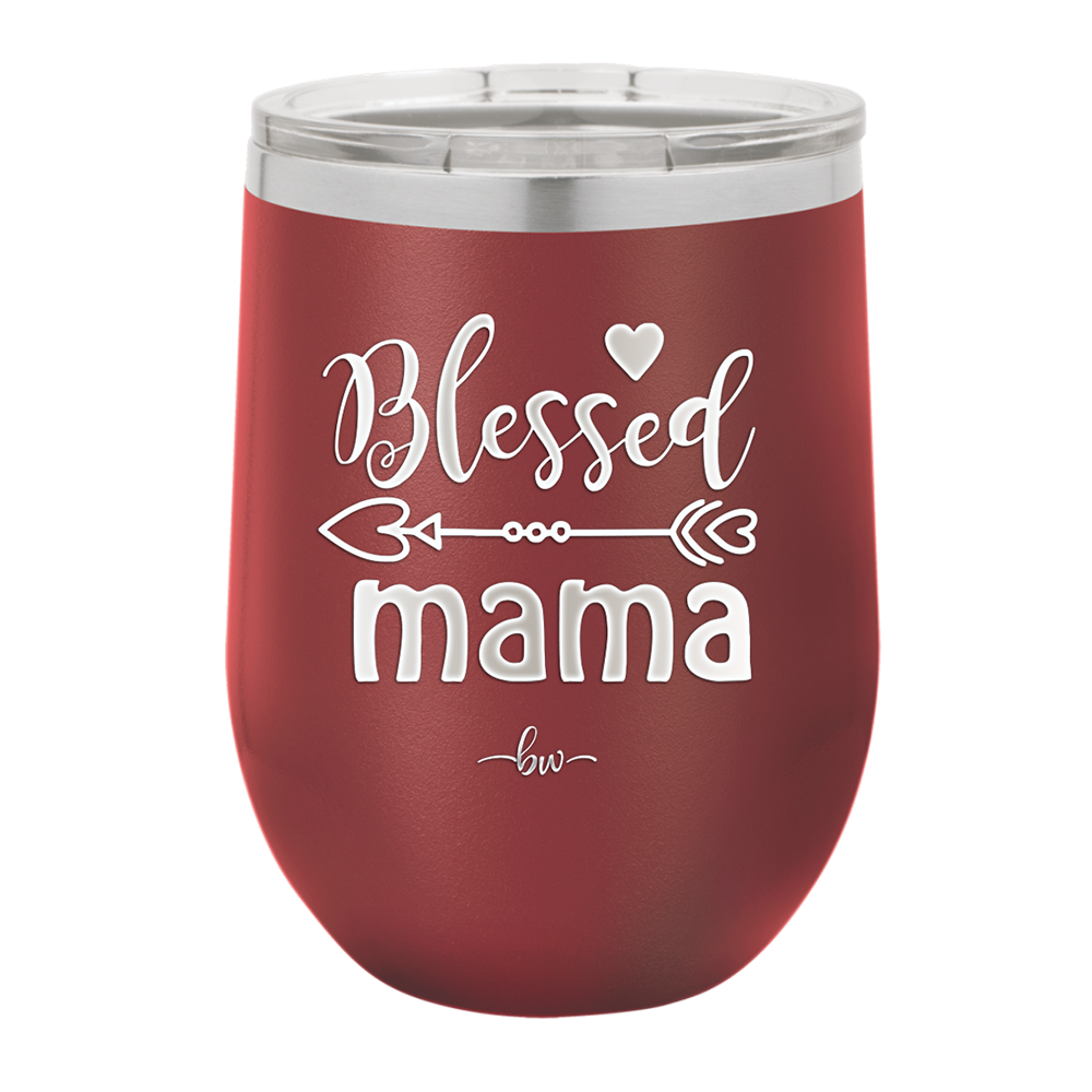 Blessed Mama - Laser Engraved Stainless Steel Drinkware - 1162 -