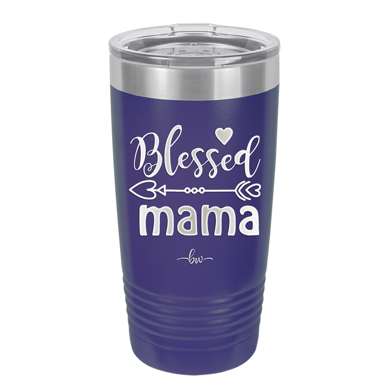 Blessed Mama - Laser Engraved Stainless Steel Drinkware - 1162 -