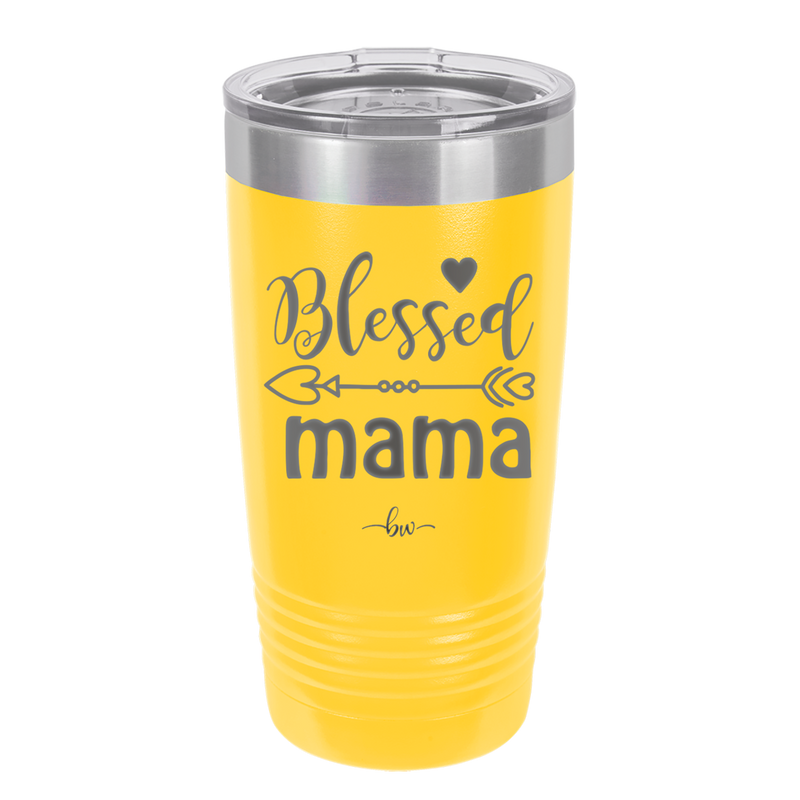 Blessed Mama - Laser Engraved Stainless Steel Drinkware - 1162 -