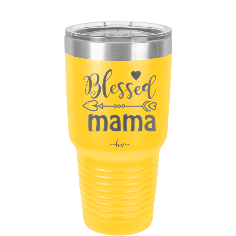 Blessed Mama - Laser Engraved Stainless Steel Drinkware - 1162 -