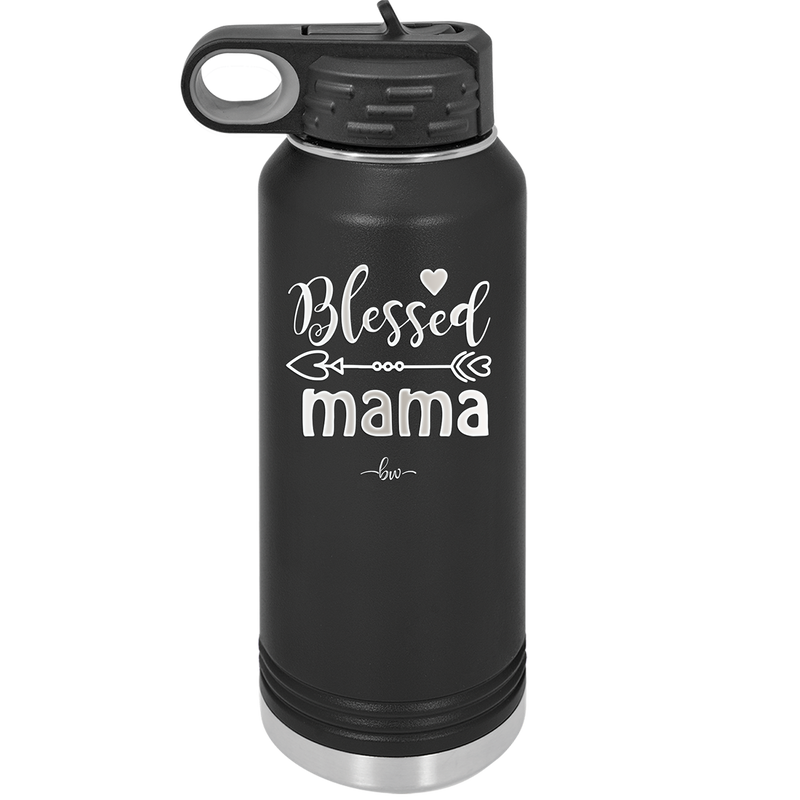 Blessed Mama - Laser Engraved Stainless Steel Drinkware - 1162 -