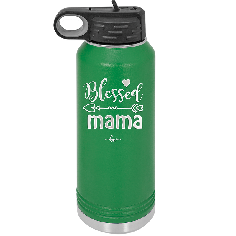 Blessed Mama - Laser Engraved Stainless Steel Drinkware - 1162 -
