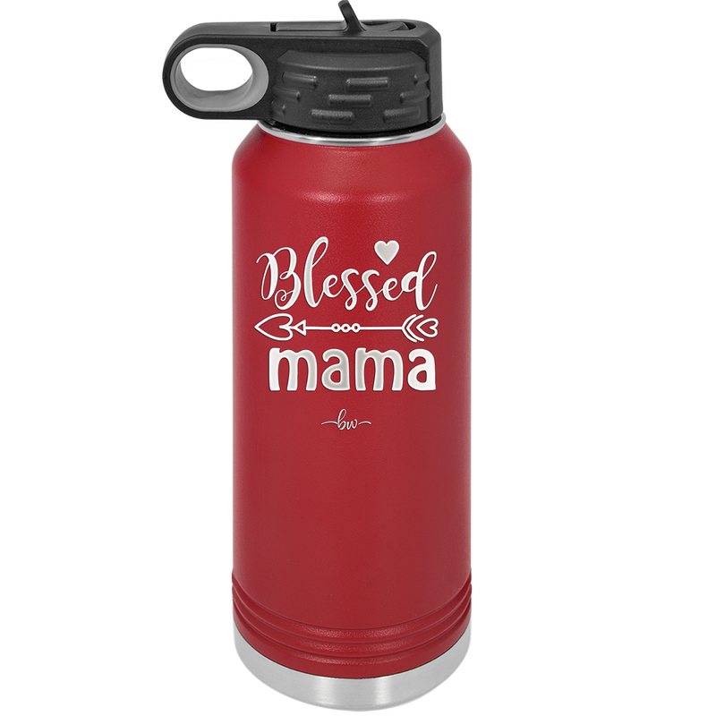 Blessed Mama - Laser Engraved Stainless Steel Drinkware - 1162 -